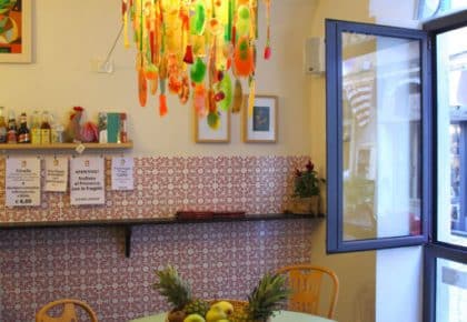 il tavolo di Sbuccia a Finalborgo