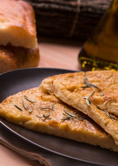 Cecina, Farinata, Calda Calda